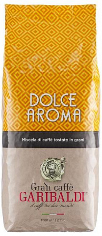 Кофе в зернах GARIBALDI DOLCE AROMA 1000 г.